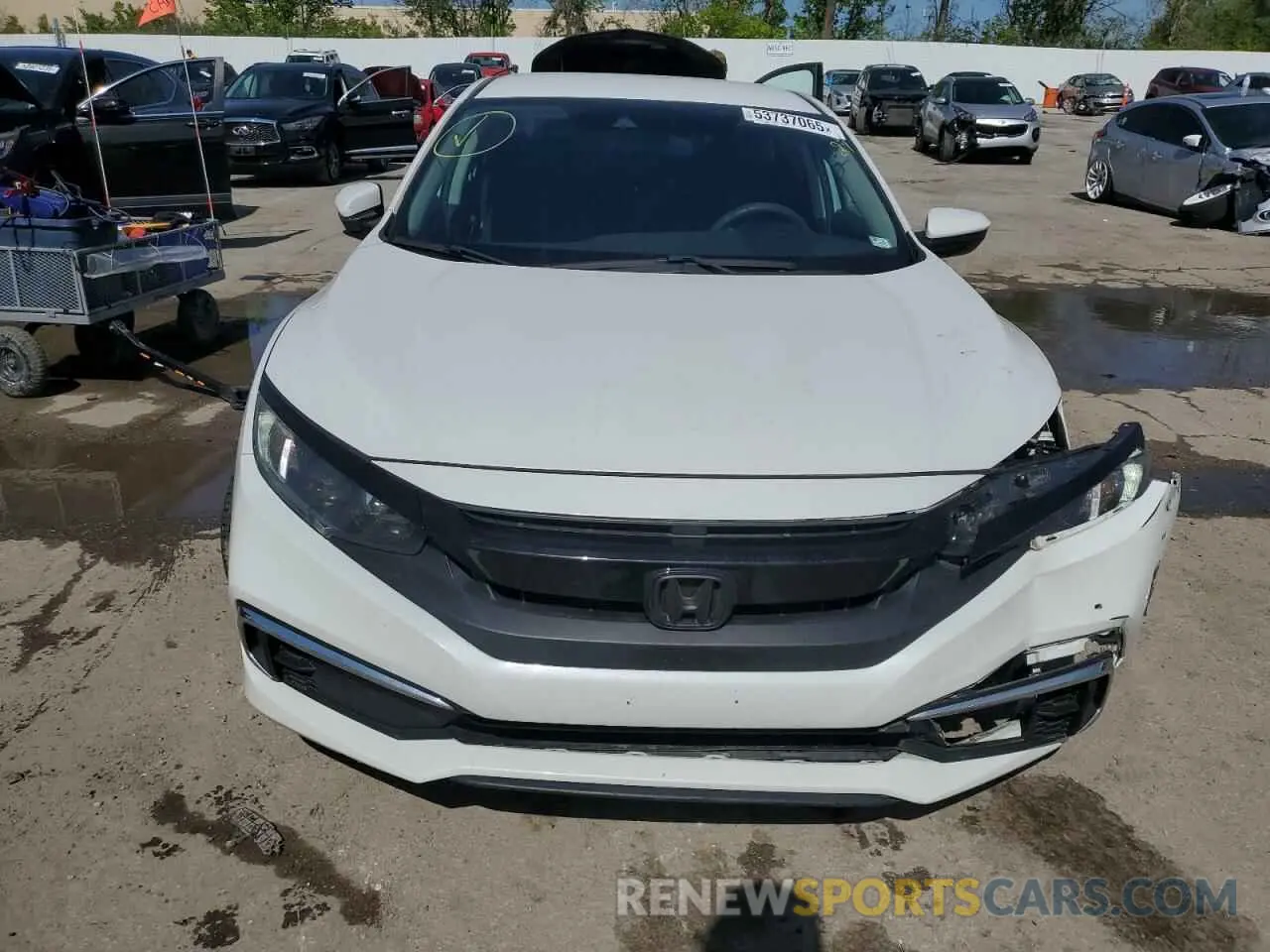 5 Photograph of a damaged car 2HGFC2F66KH585479 HONDA CIVIC 2019