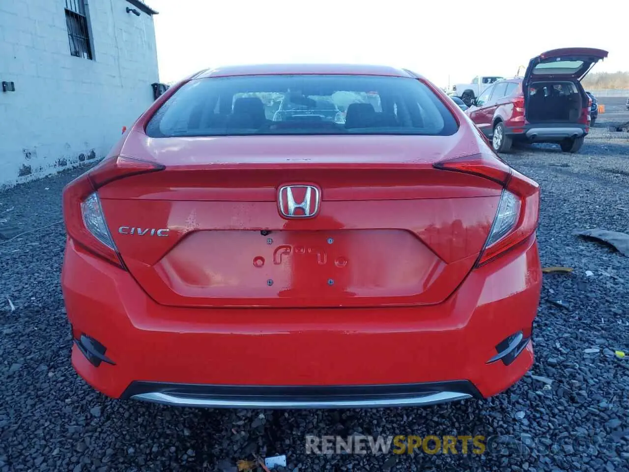 6 Photograph of a damaged car 2HGFC2F66KH606105 HONDA CIVIC 2019