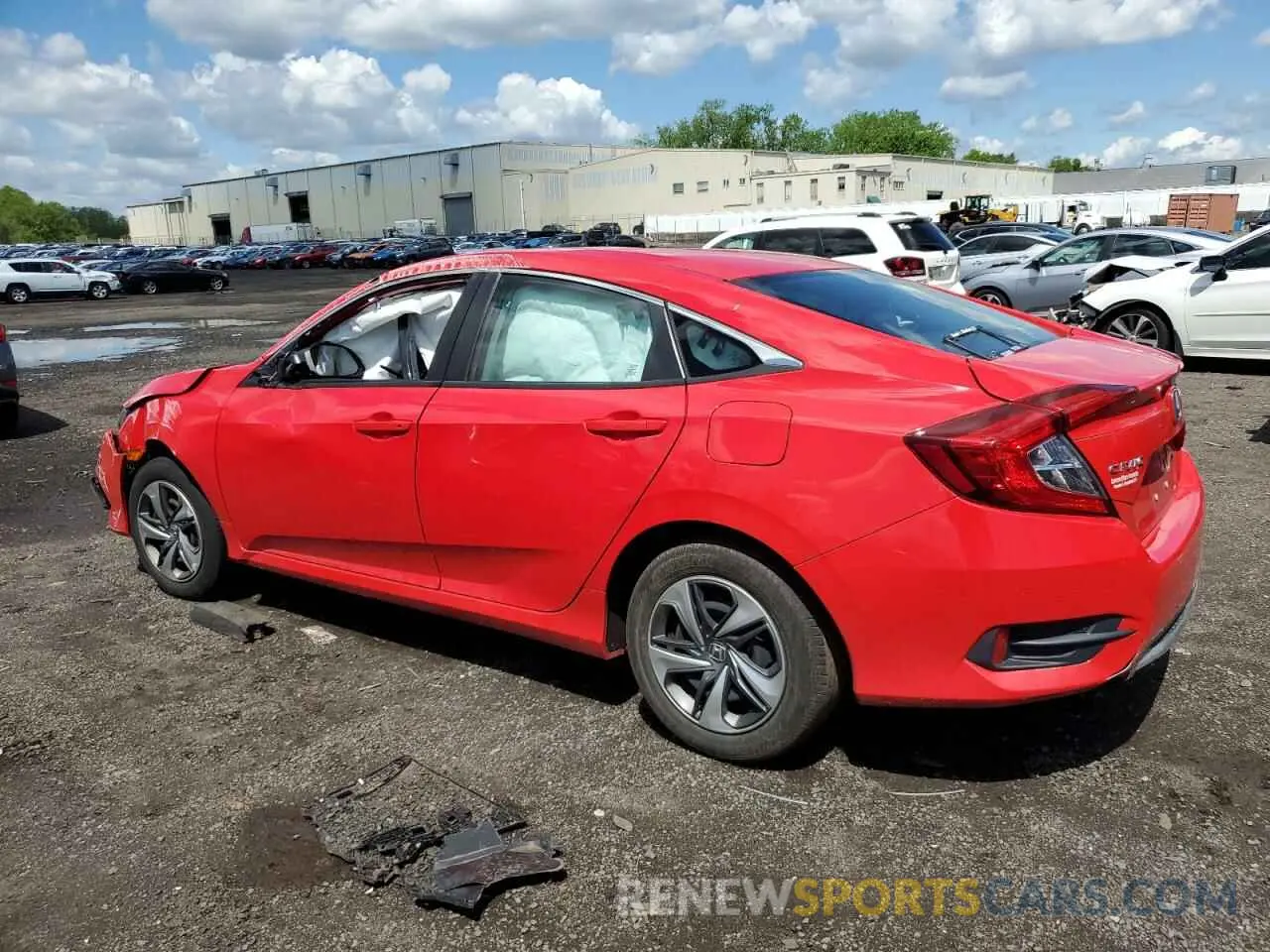 2 Photograph of a damaged car 2HGFC2F67KH506952 HONDA CIVIC 2019
