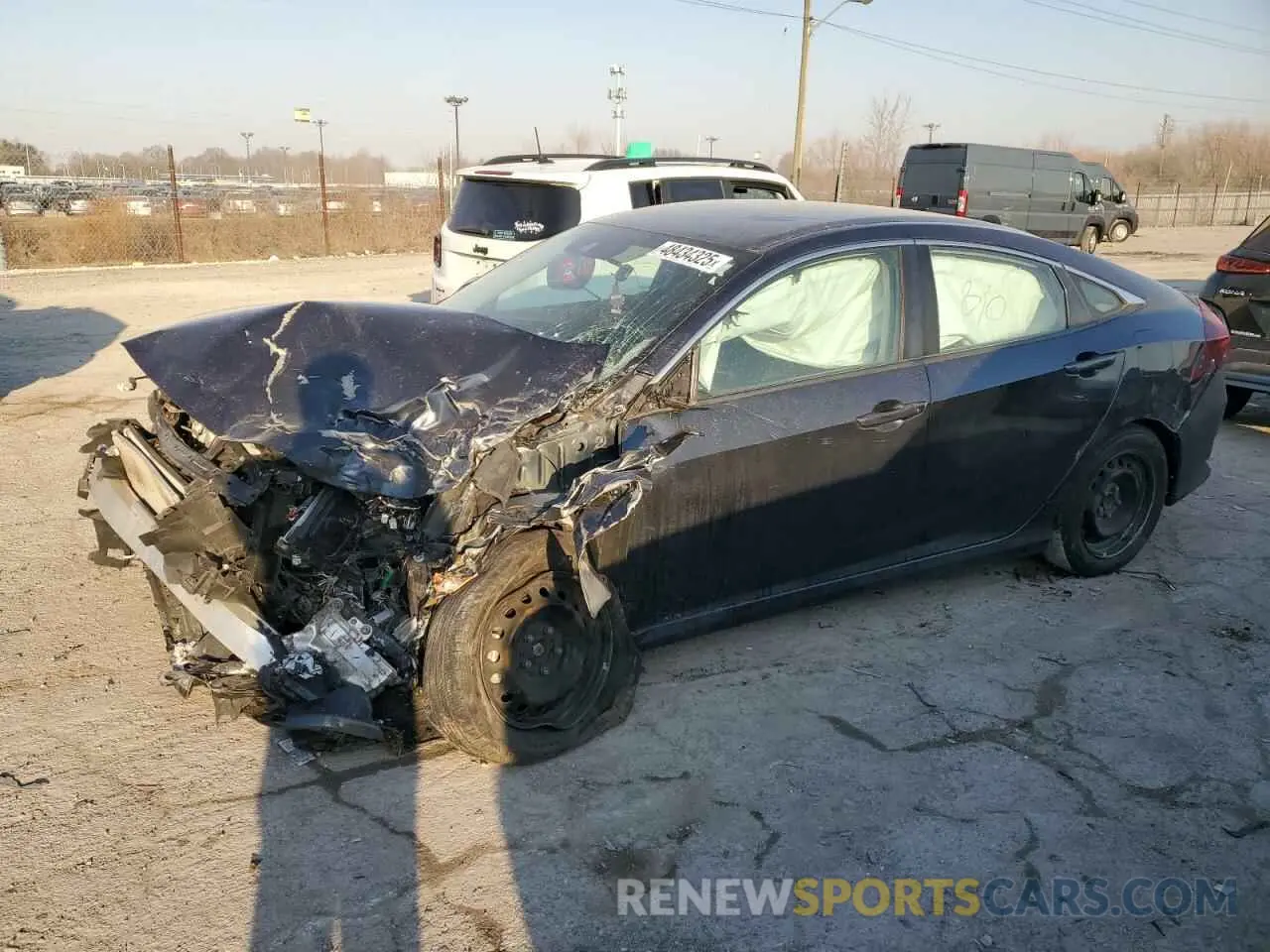 1 Photograph of a damaged car 2HGFC2F67KH518390 HONDA CIVIC 2019