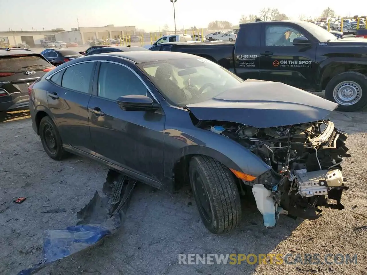 4 Photograph of a damaged car 2HGFC2F67KH518390 HONDA CIVIC 2019