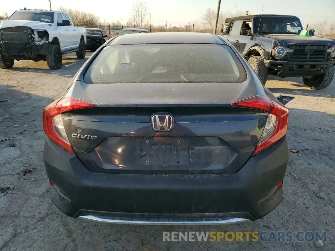 6 Photograph of a damaged car 2HGFC2F67KH518390 HONDA CIVIC 2019