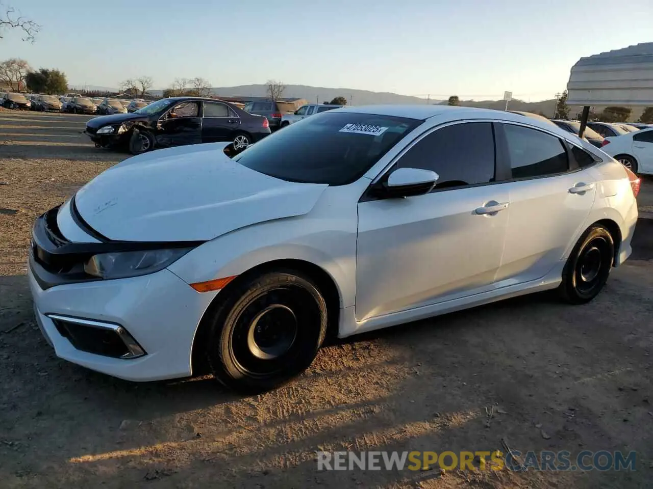 1 Photograph of a damaged car 2HGFC2F67KH525842 HONDA CIVIC 2019