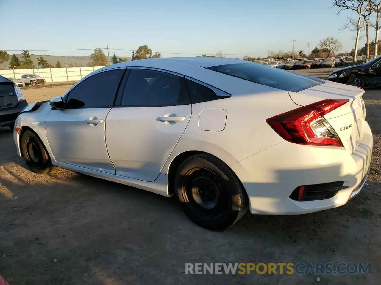 2 Photograph of a damaged car 2HGFC2F67KH525842 HONDA CIVIC 2019