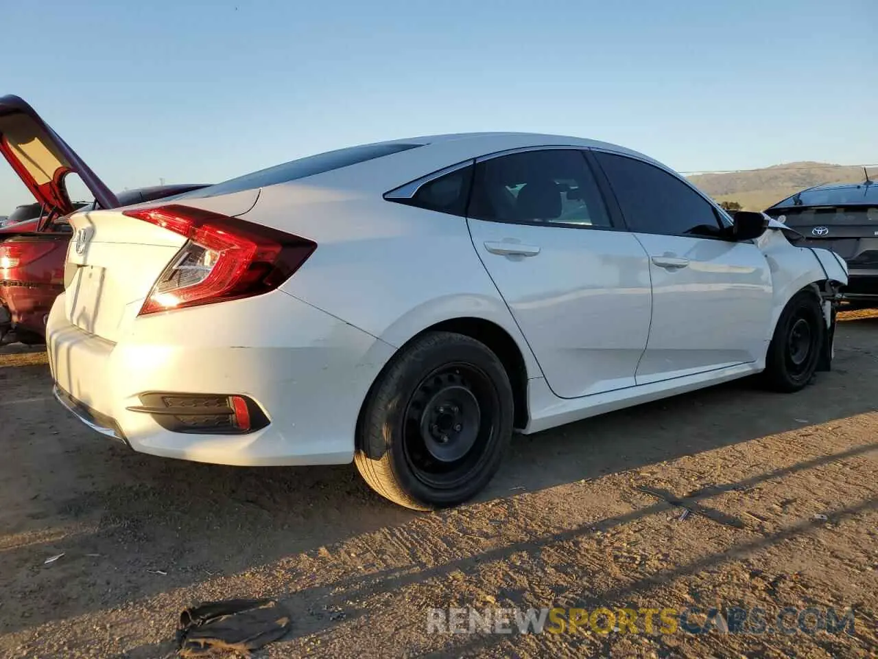 3 Photograph of a damaged car 2HGFC2F67KH525842 HONDA CIVIC 2019