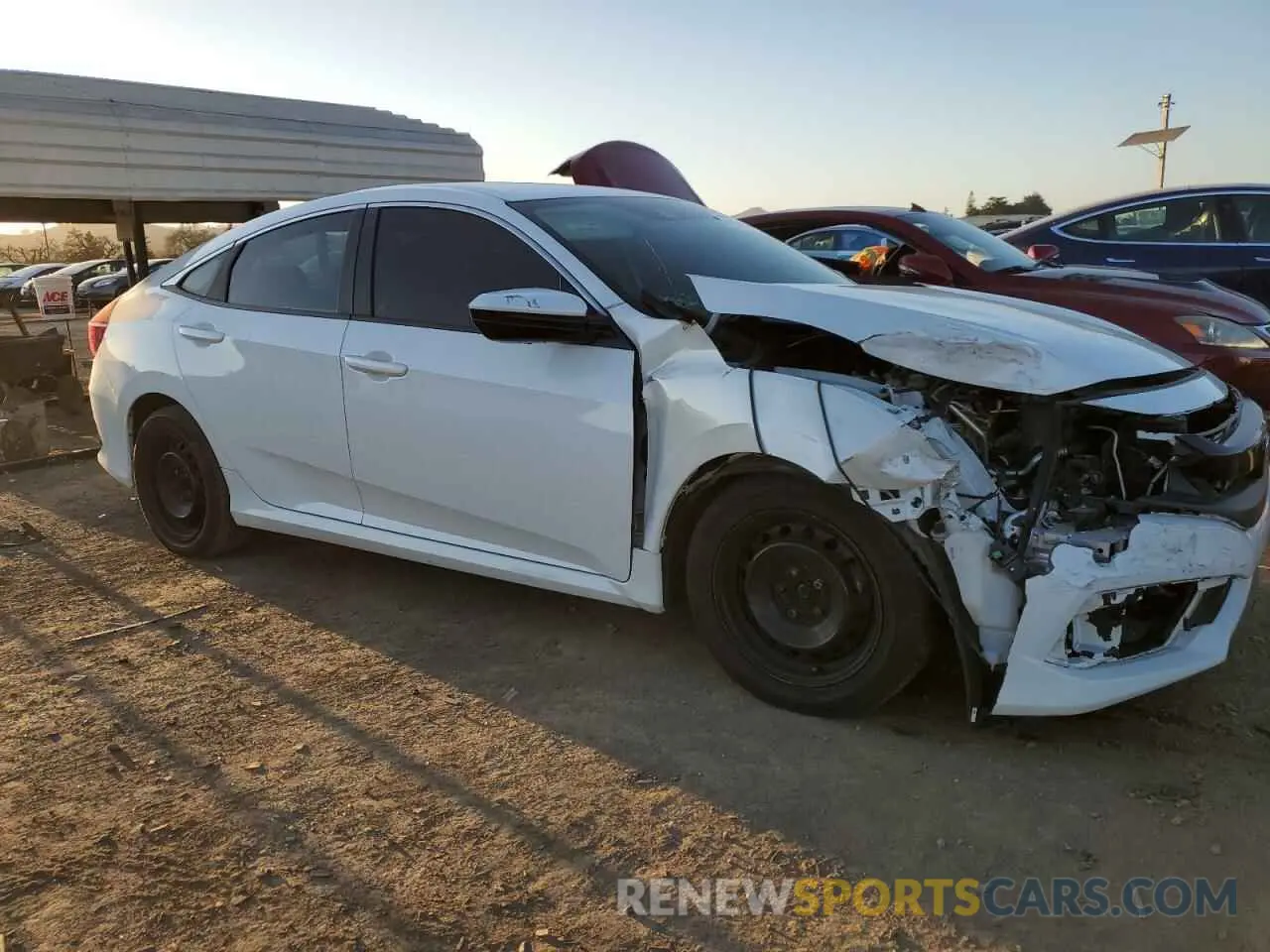 4 Photograph of a damaged car 2HGFC2F67KH525842 HONDA CIVIC 2019