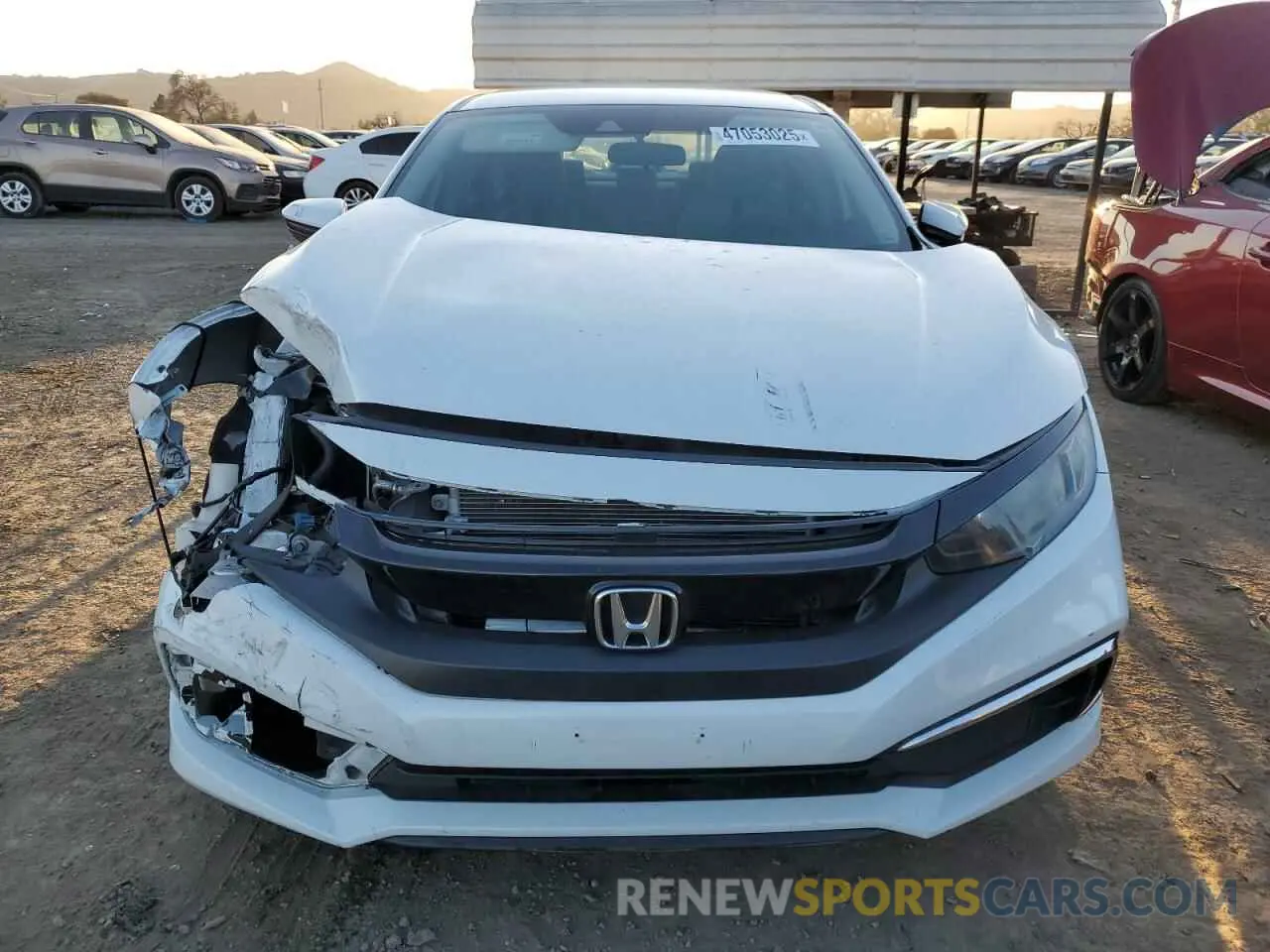 5 Photograph of a damaged car 2HGFC2F67KH525842 HONDA CIVIC 2019
