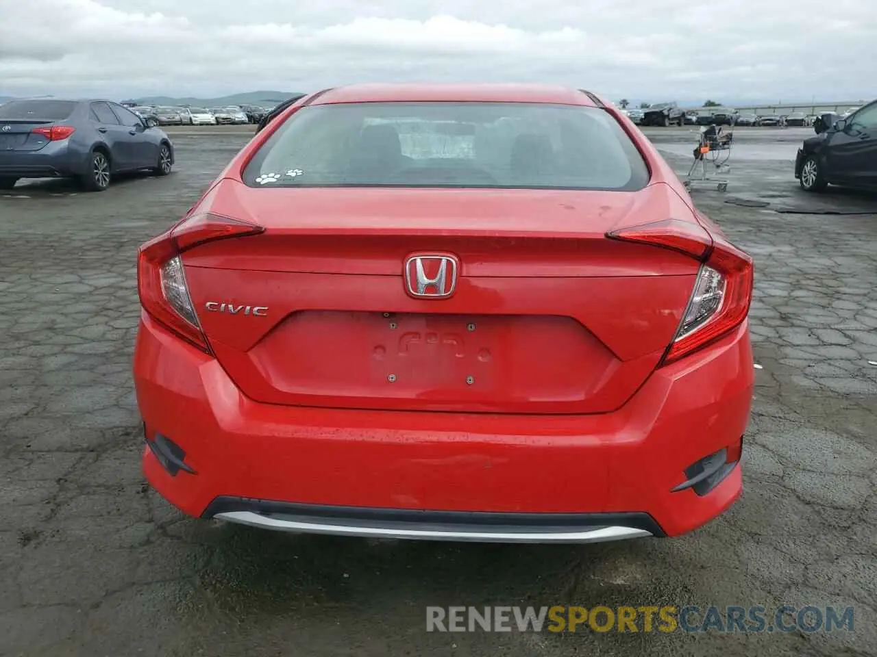 6 Photograph of a damaged car 2HGFC2F67KH544701 HONDA CIVIC 2019