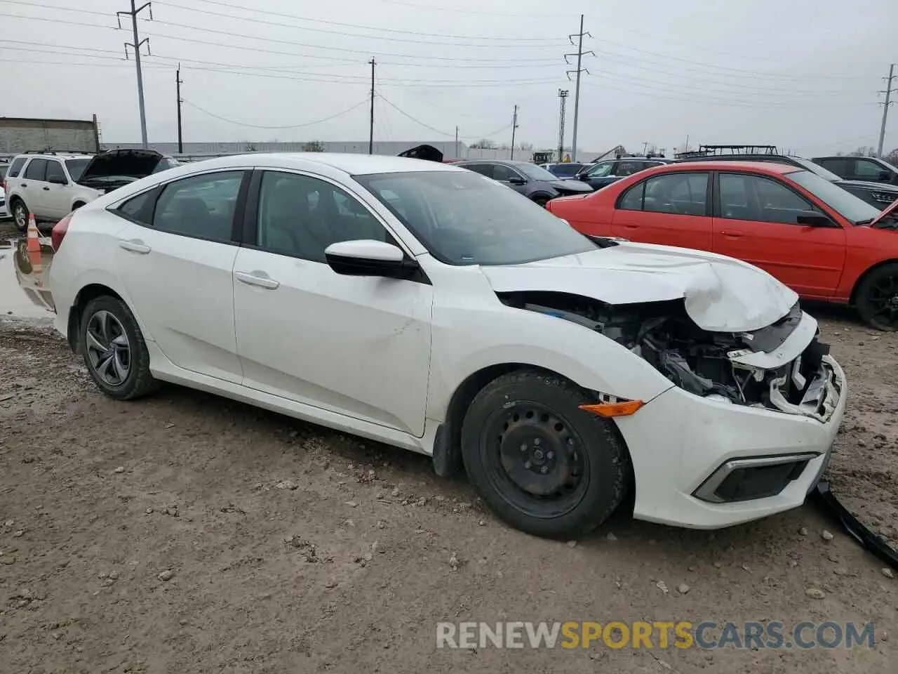 4 Photograph of a damaged car 2HGFC2F67KH545606 HONDA CIVIC 2019