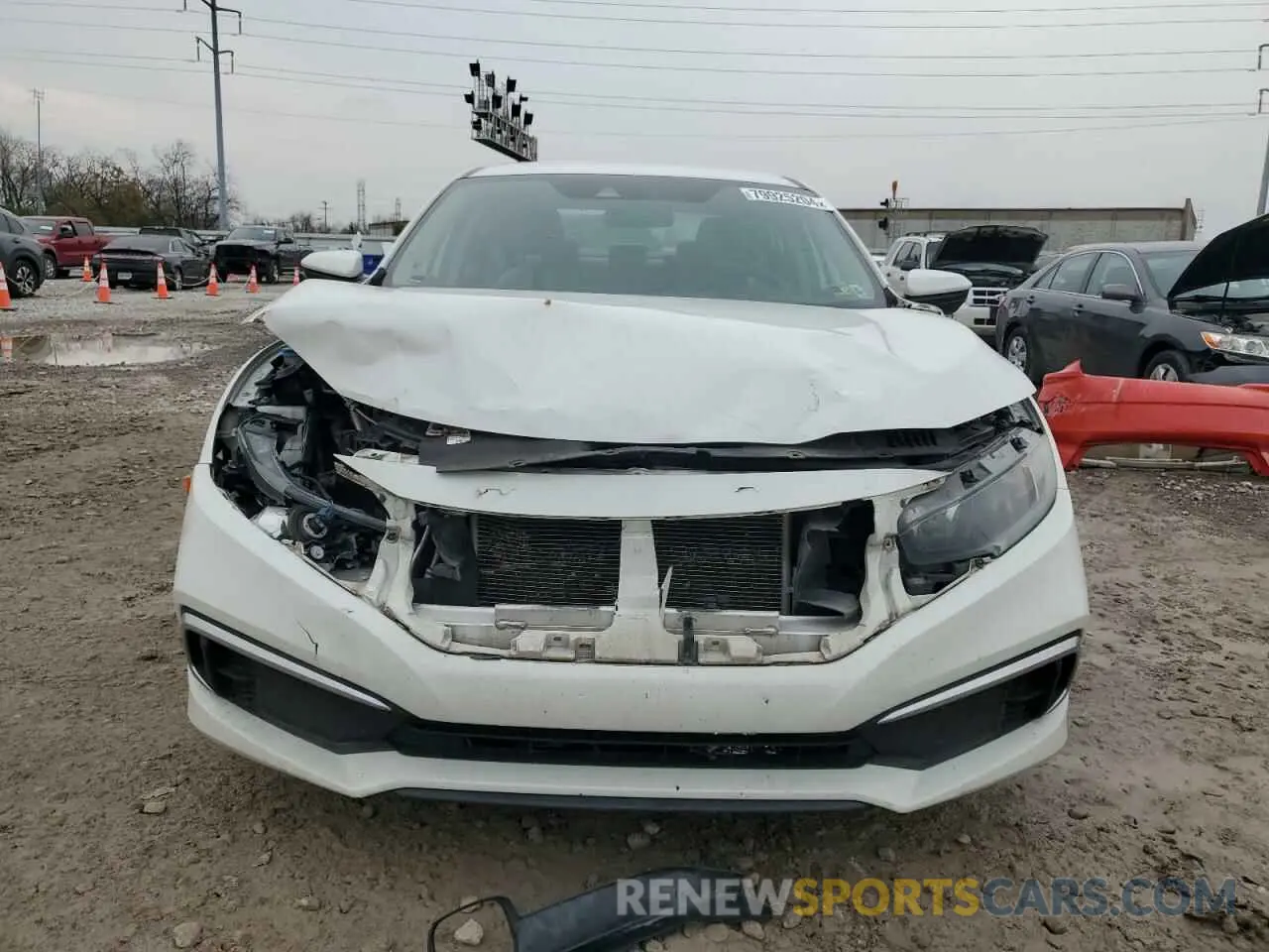 5 Photograph of a damaged car 2HGFC2F67KH545606 HONDA CIVIC 2019