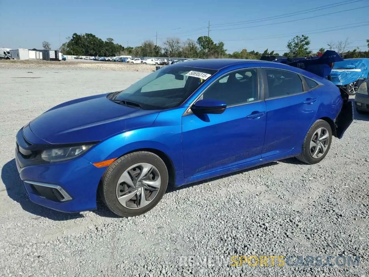 1 Photograph of a damaged car 2HGFC2F67KH547792 HONDA CIVIC 2019