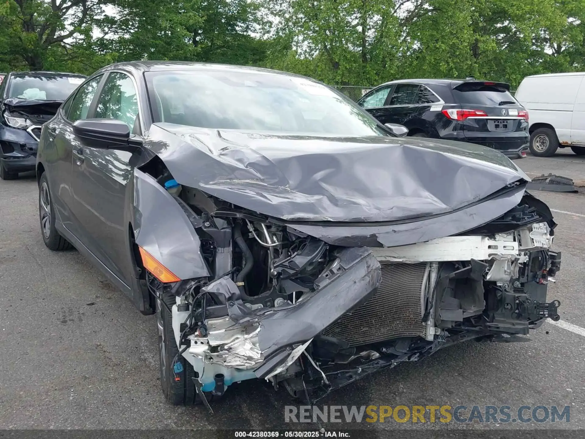 1 Photograph of a damaged car 2HGFC2F67KH551440 HONDA CIVIC 2019