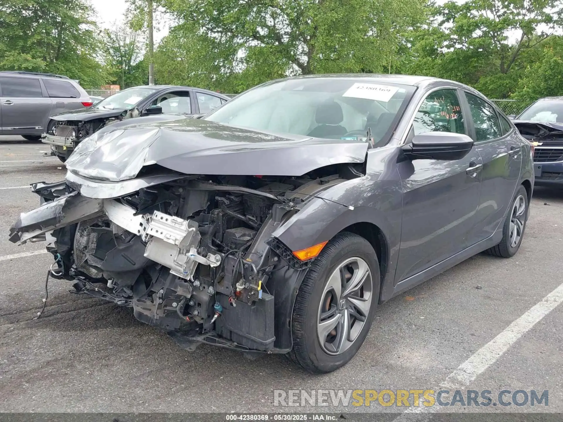 2 Photograph of a damaged car 2HGFC2F67KH551440 HONDA CIVIC 2019