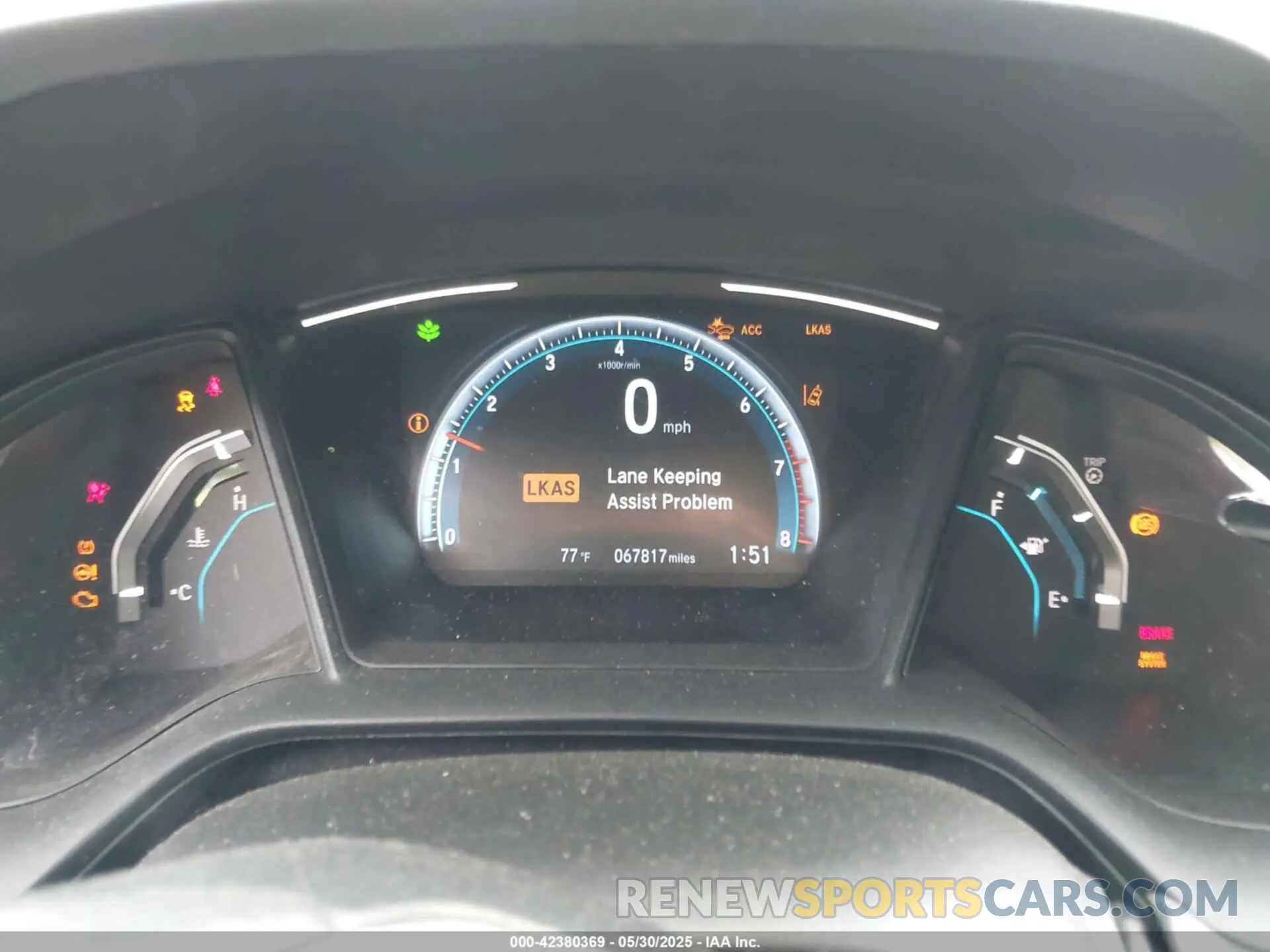 7 Photograph of a damaged car 2HGFC2F67KH551440 HONDA CIVIC 2019