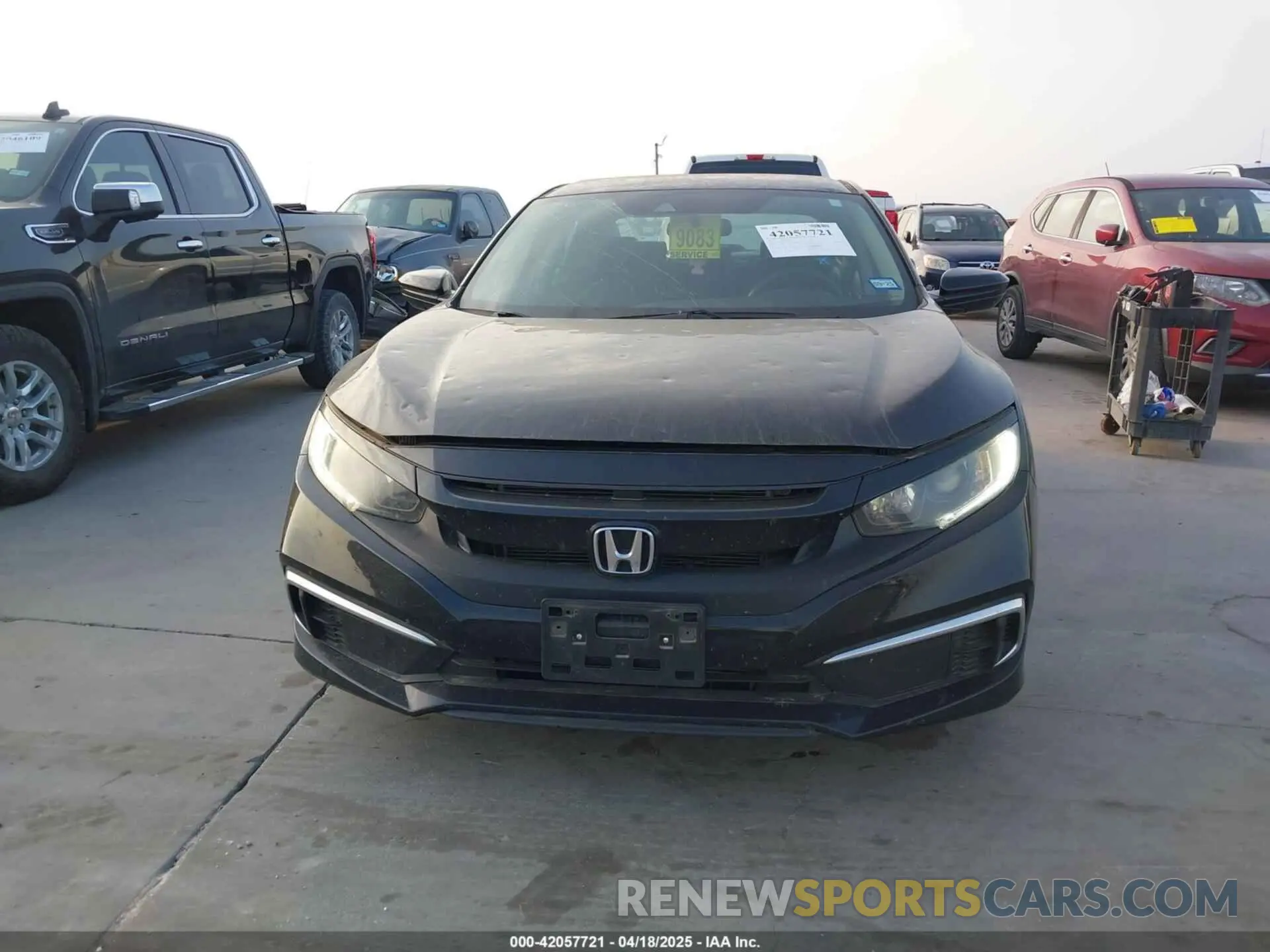 12 Photograph of a damaged car 2HGFC2F67KH552880 HONDA CIVIC 2019