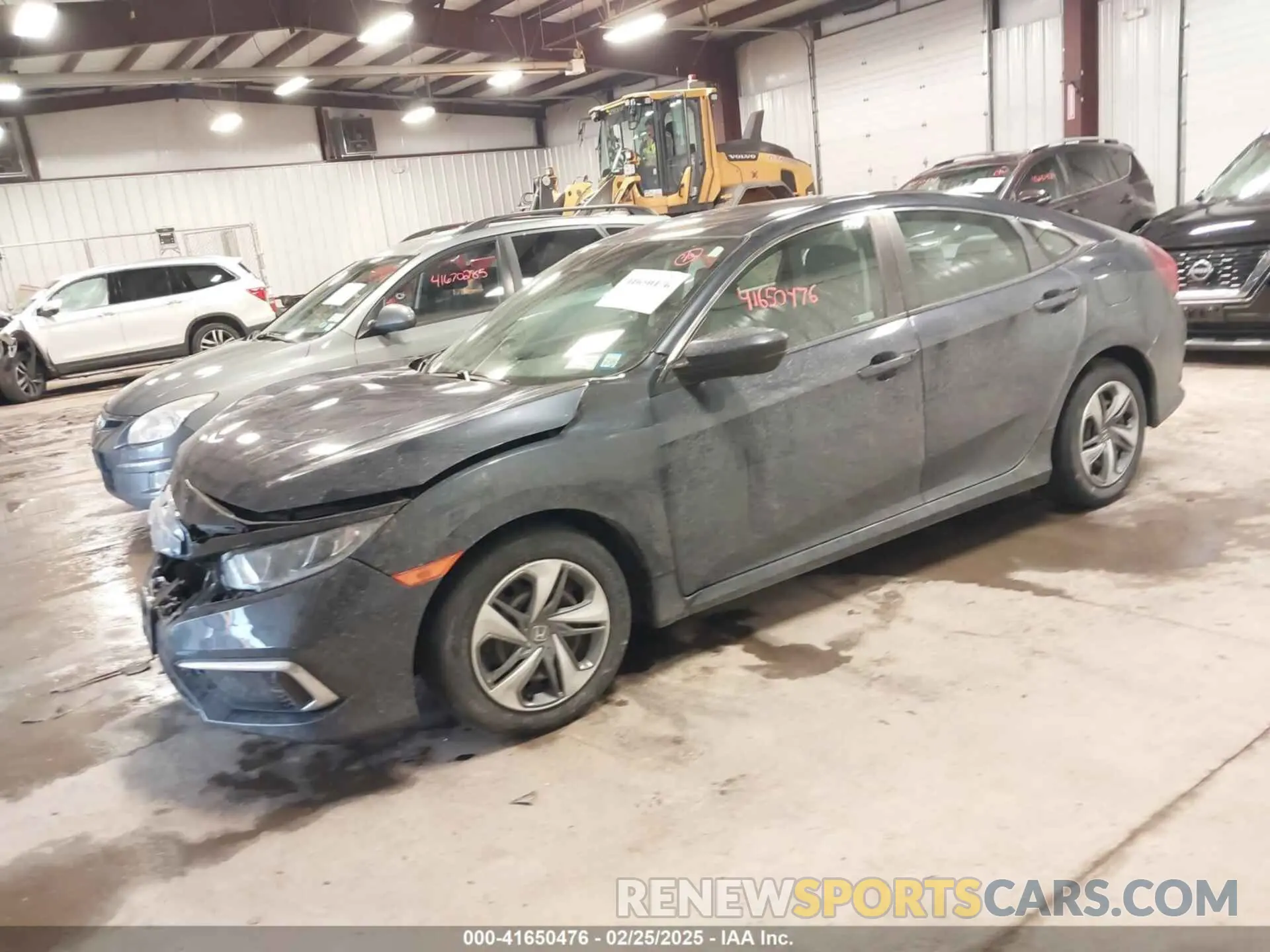 2 Photograph of a damaged car 2HGFC2F67KH555908 HONDA CIVIC 2019