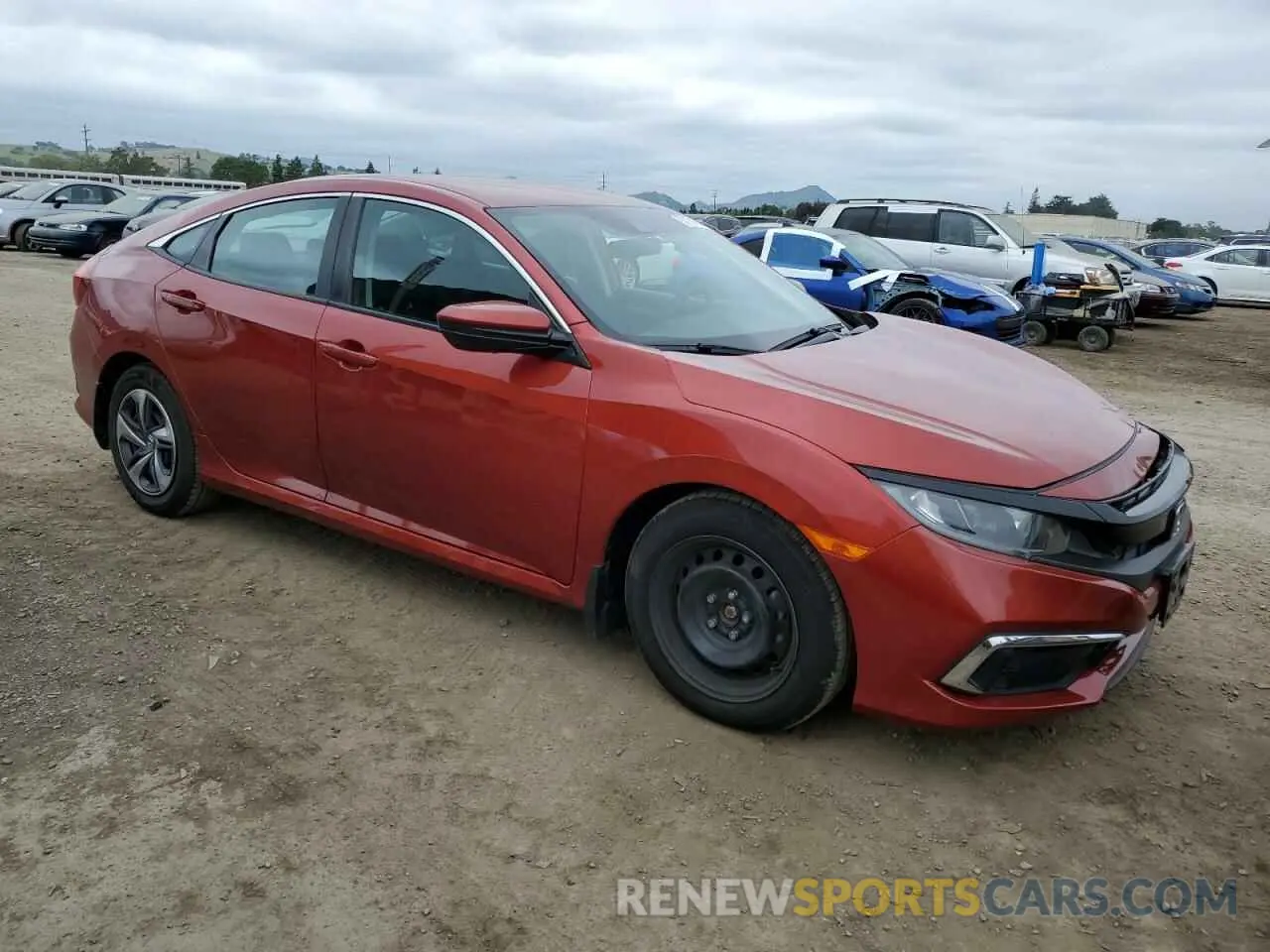 4 Photograph of a damaged car 2HGFC2F67KH559912 HONDA CIVIC 2019
