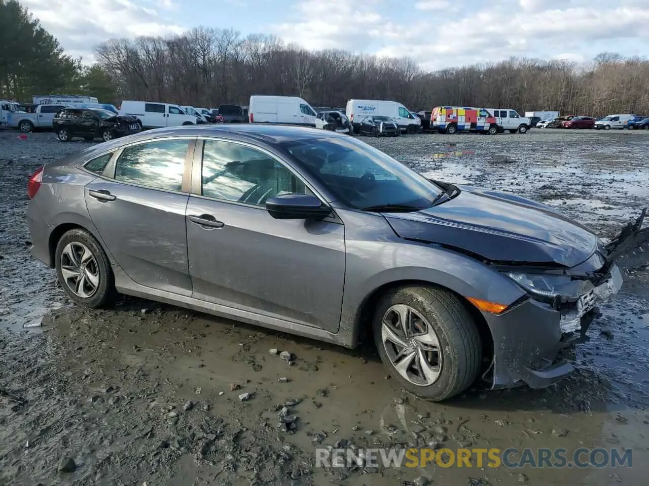 4 Photograph of a damaged car 2HGFC2F67KH574085 HONDA CIVIC 2019