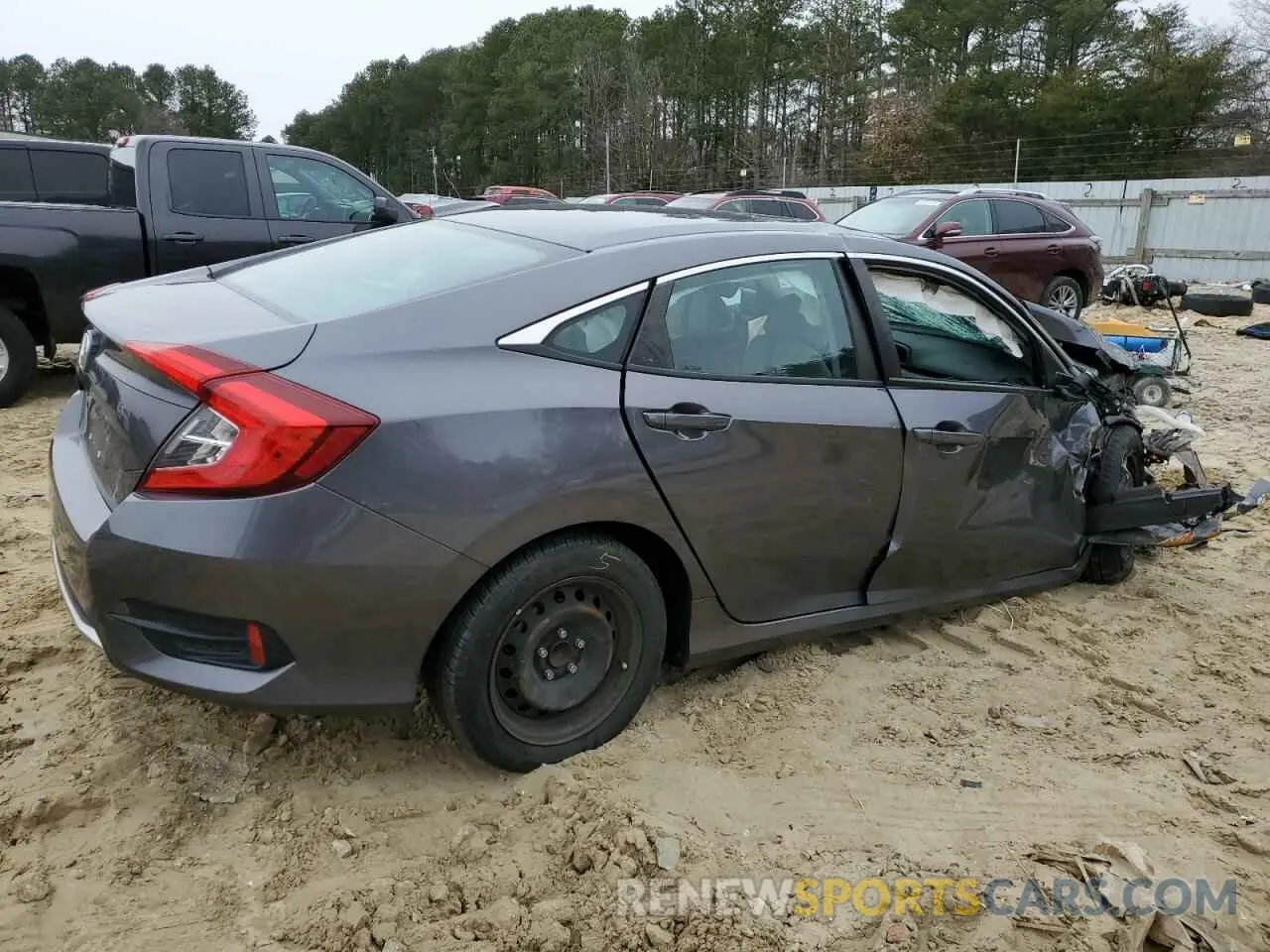 3 Photograph of a damaged car 2HGFC2F67KH580436 HONDA CIVIC 2019