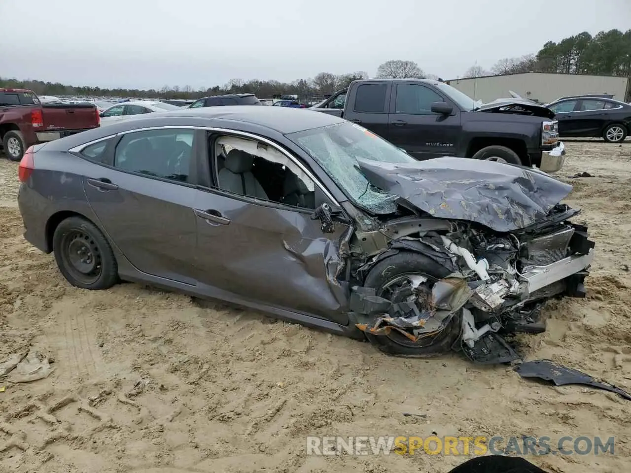 4 Photograph of a damaged car 2HGFC2F67KH580436 HONDA CIVIC 2019