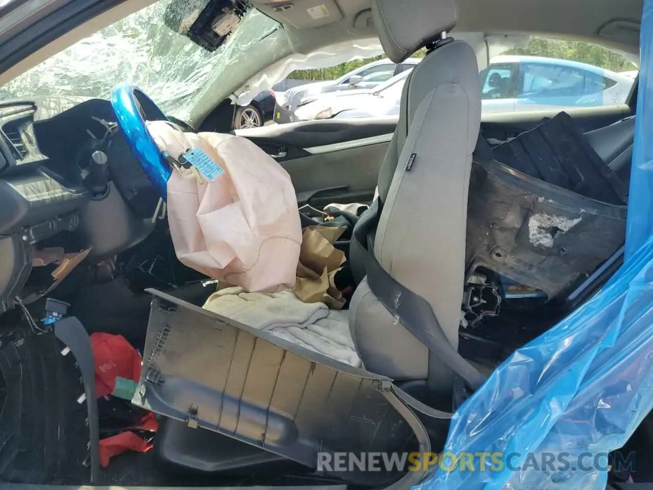 7 Photograph of a damaged car 2HGFC2F67KH580436 HONDA CIVIC 2019
