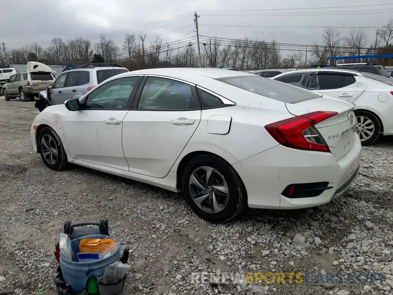 2 Photograph of a damaged car 2HGFC2F67KH587905 HONDA CIVIC 2019