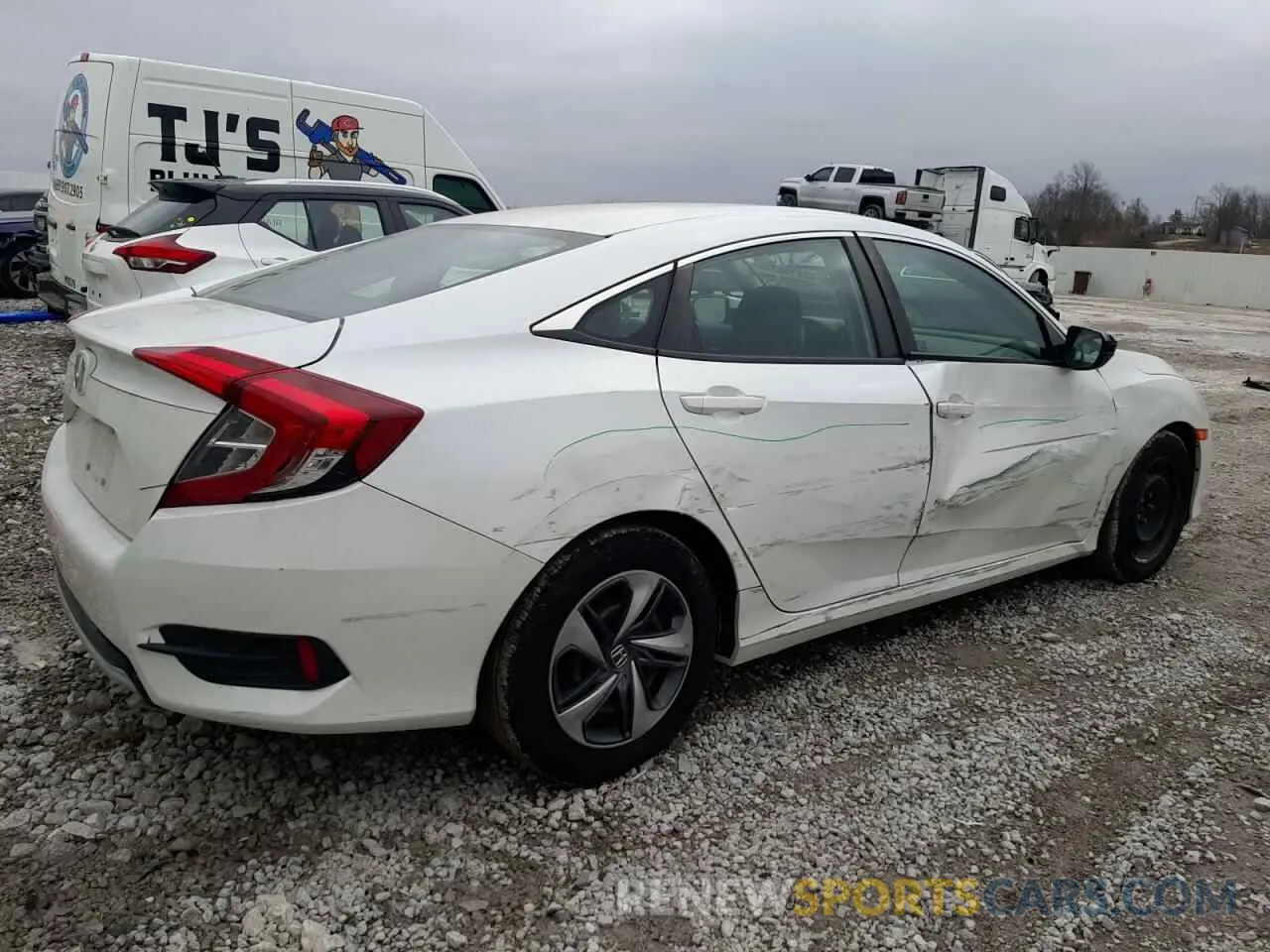 3 Photograph of a damaged car 2HGFC2F67KH587905 HONDA CIVIC 2019