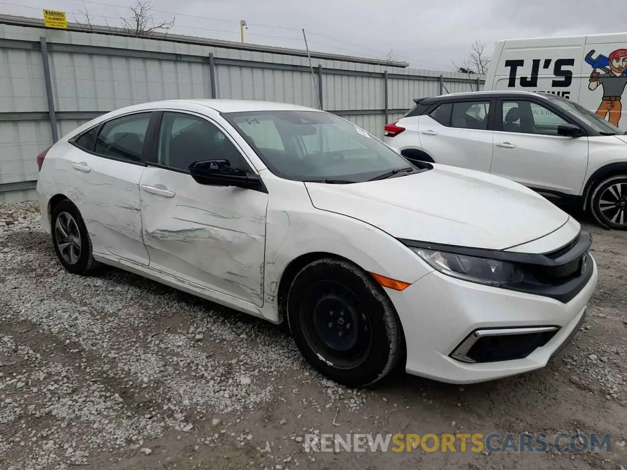 4 Photograph of a damaged car 2HGFC2F67KH587905 HONDA CIVIC 2019