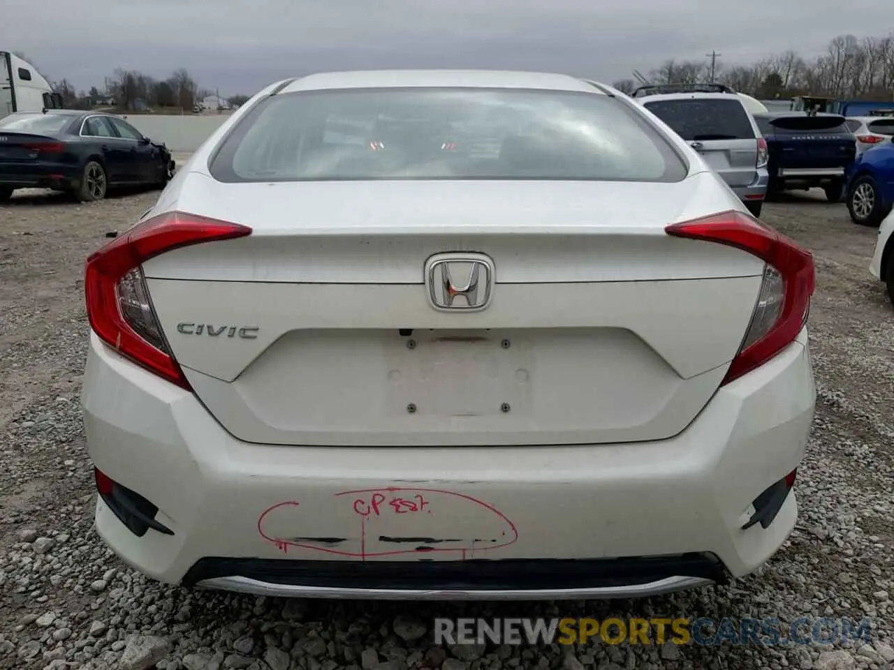 6 Photograph of a damaged car 2HGFC2F67KH587905 HONDA CIVIC 2019