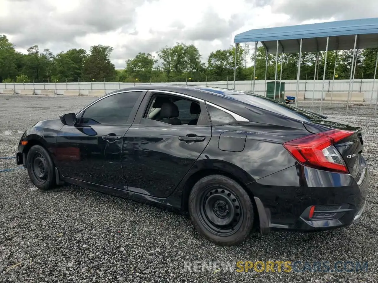 2 Photograph of a damaged car 2HGFC2F67KH596149 HONDA CIVIC 2019