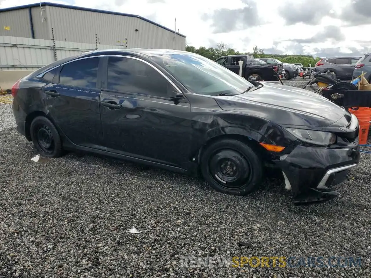 4 Photograph of a damaged car 2HGFC2F67KH596149 HONDA CIVIC 2019