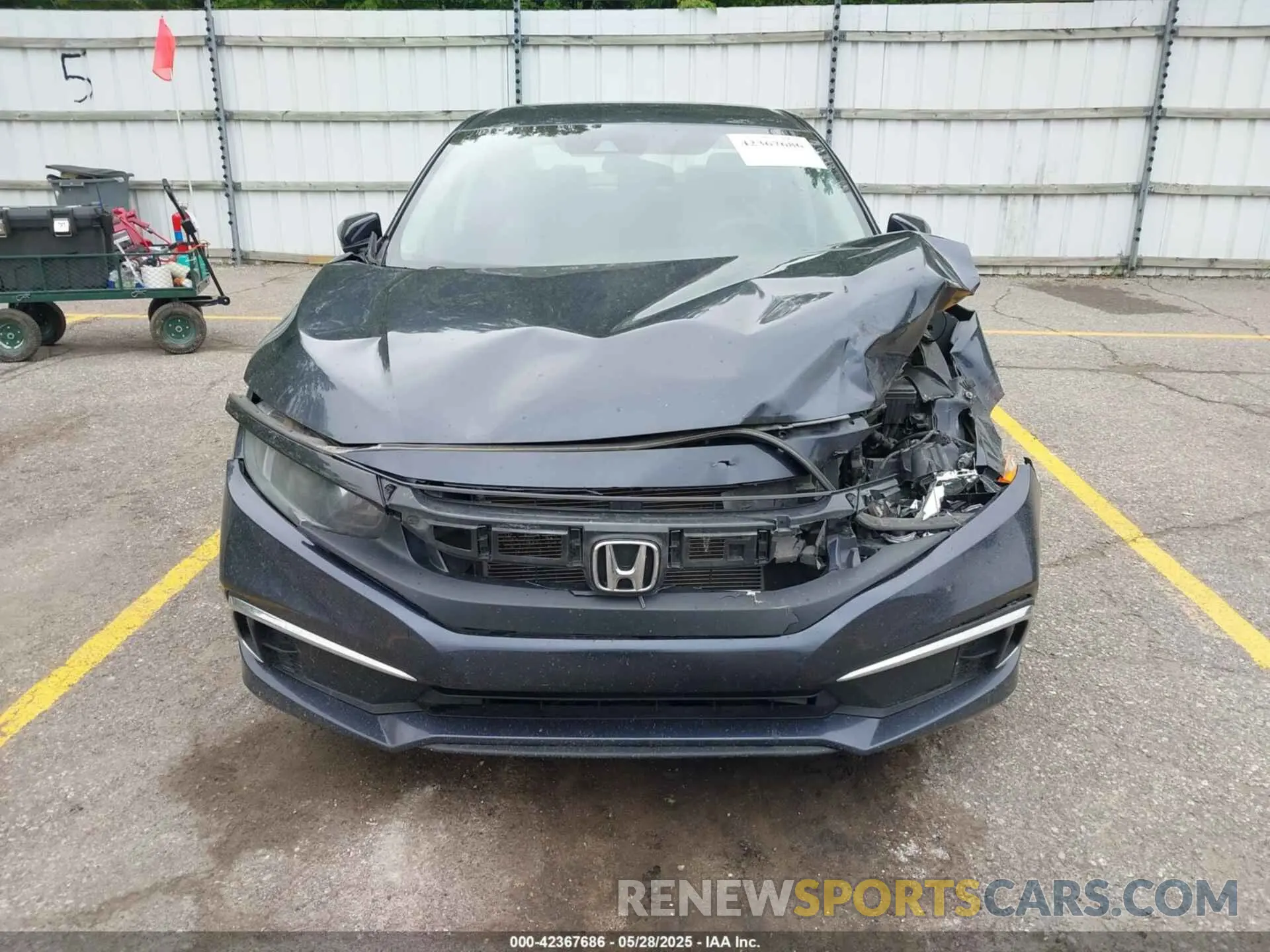 12 Photograph of a damaged car 2HGFC2F67KH600863 HONDA CIVIC 2019