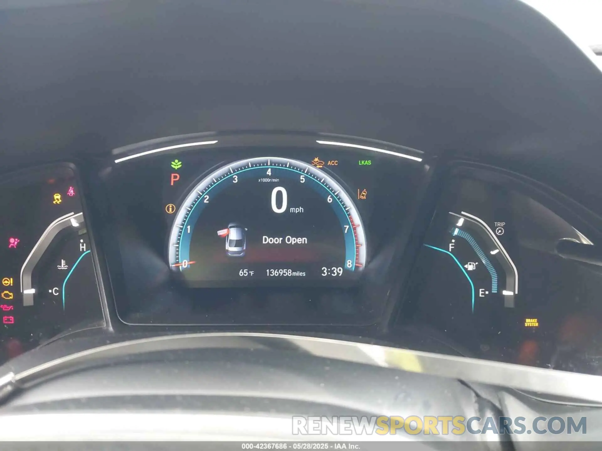 7 Photograph of a damaged car 2HGFC2F67KH600863 HONDA CIVIC 2019