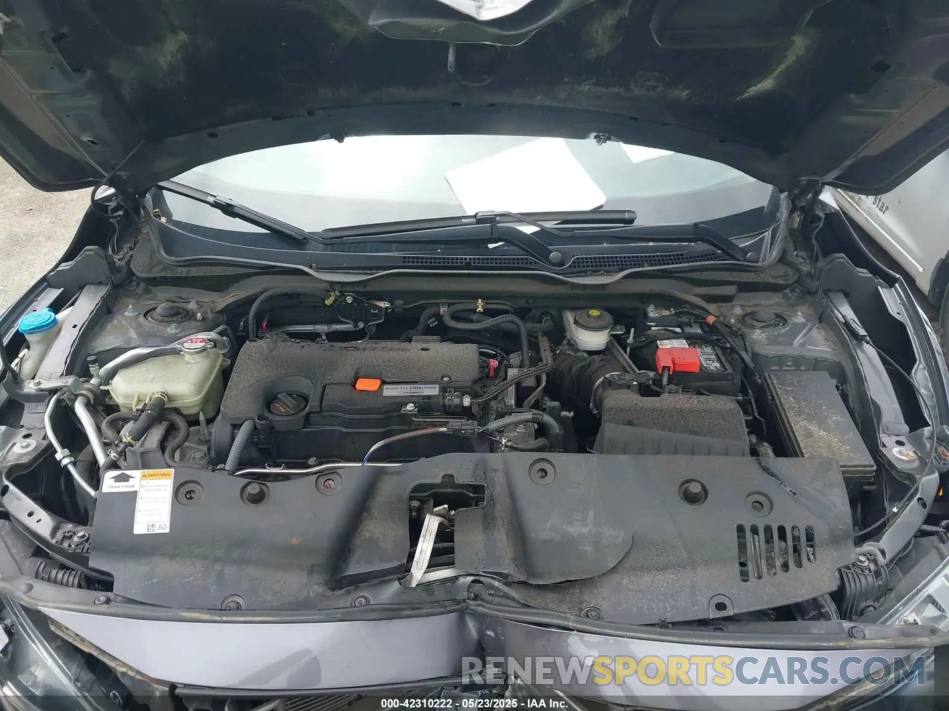 10 Photograph of a damaged car 2HGFC2F67KH606663 HONDA CIVIC 2019