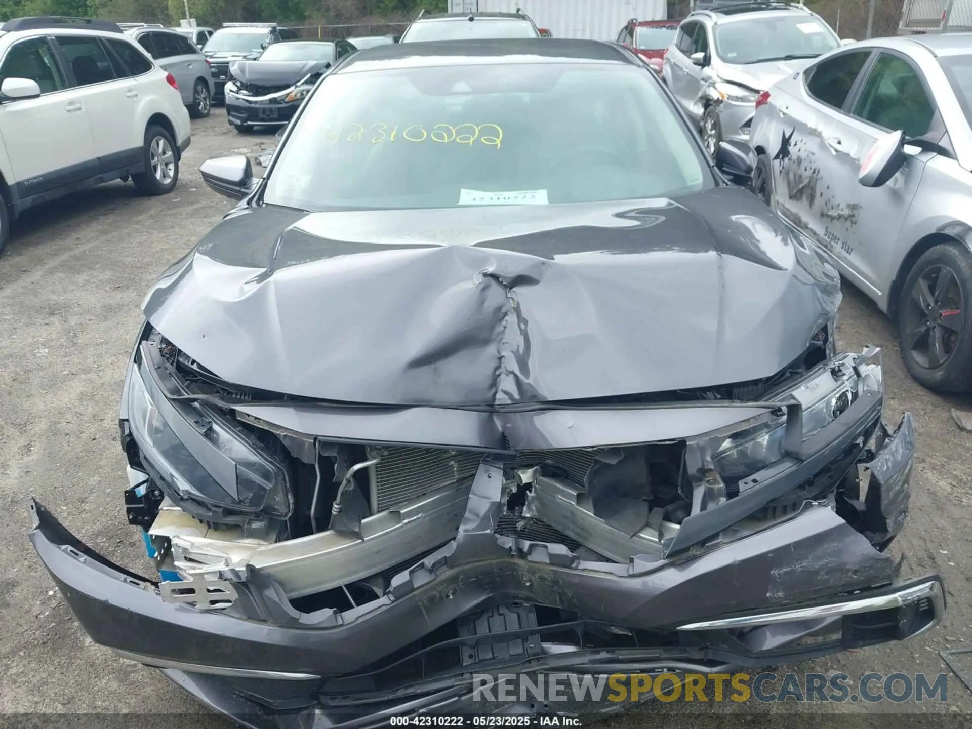 12 Photograph of a damaged car 2HGFC2F67KH606663 HONDA CIVIC 2019