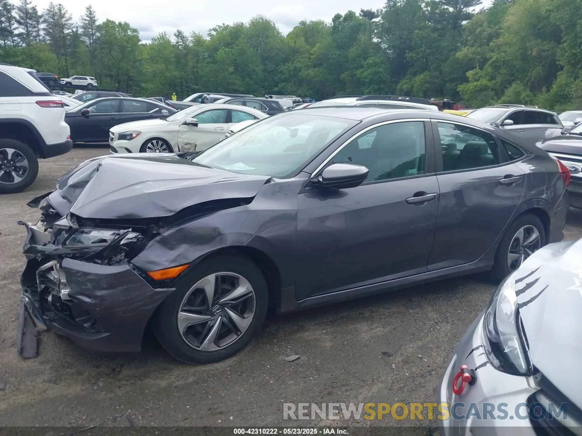 14 Photograph of a damaged car 2HGFC2F67KH606663 HONDA CIVIC 2019