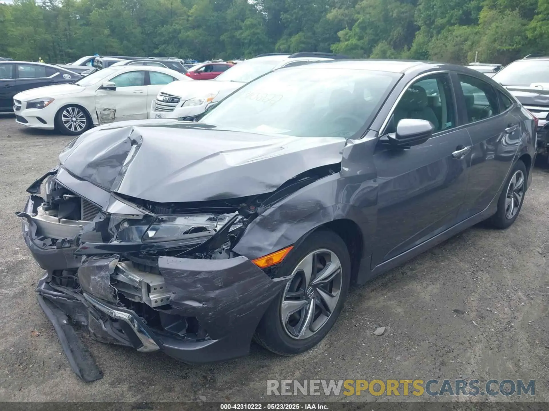 2 Photograph of a damaged car 2HGFC2F67KH606663 HONDA CIVIC 2019