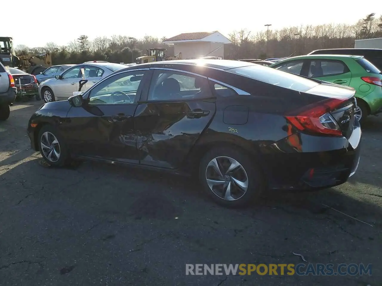 2 Photograph of a damaged car 2HGFC2F68KH511531 HONDA CIVIC 2019