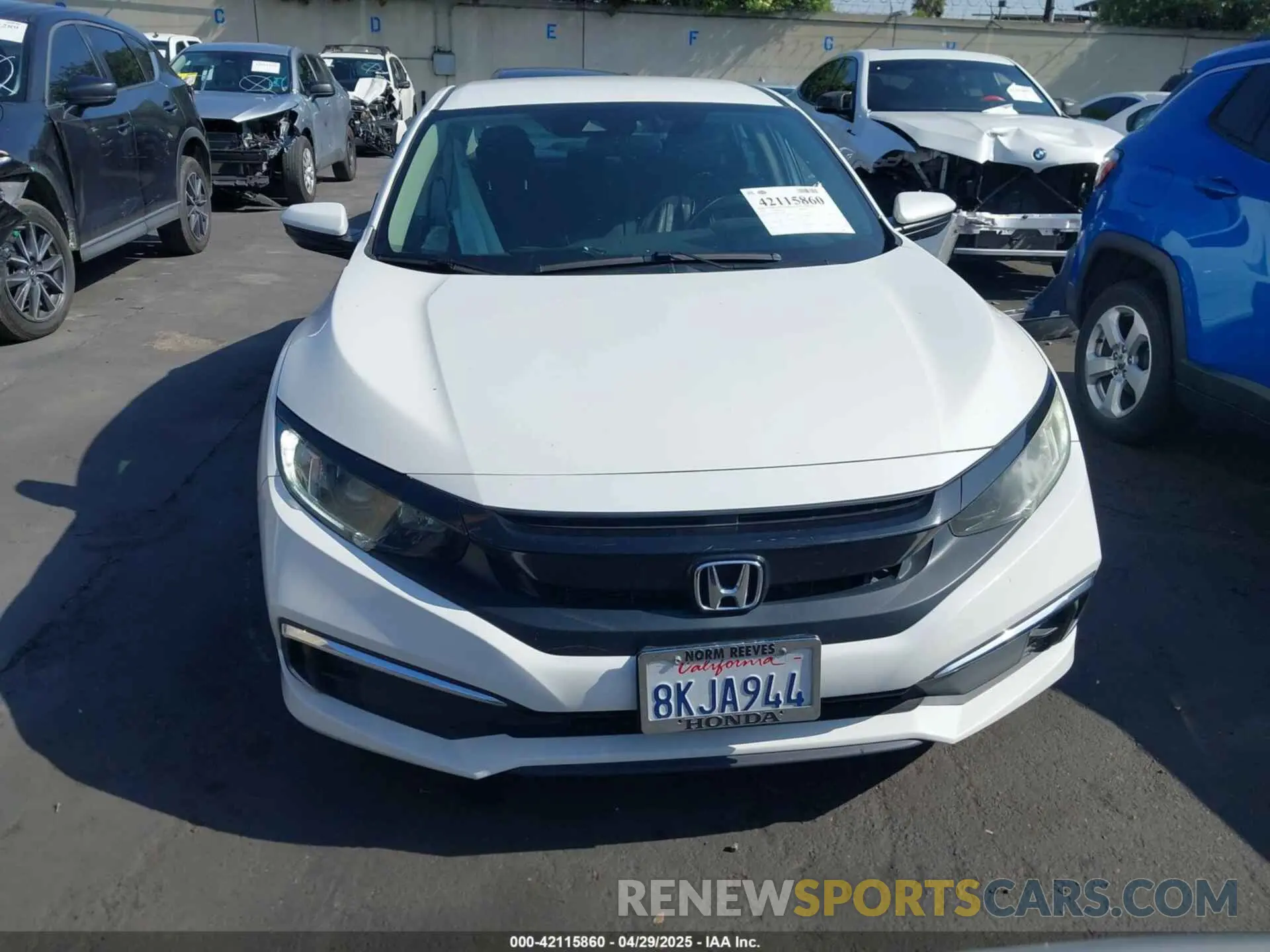 13 Photograph of a damaged car 2HGFC2F68KH531925 HONDA CIVIC 2019