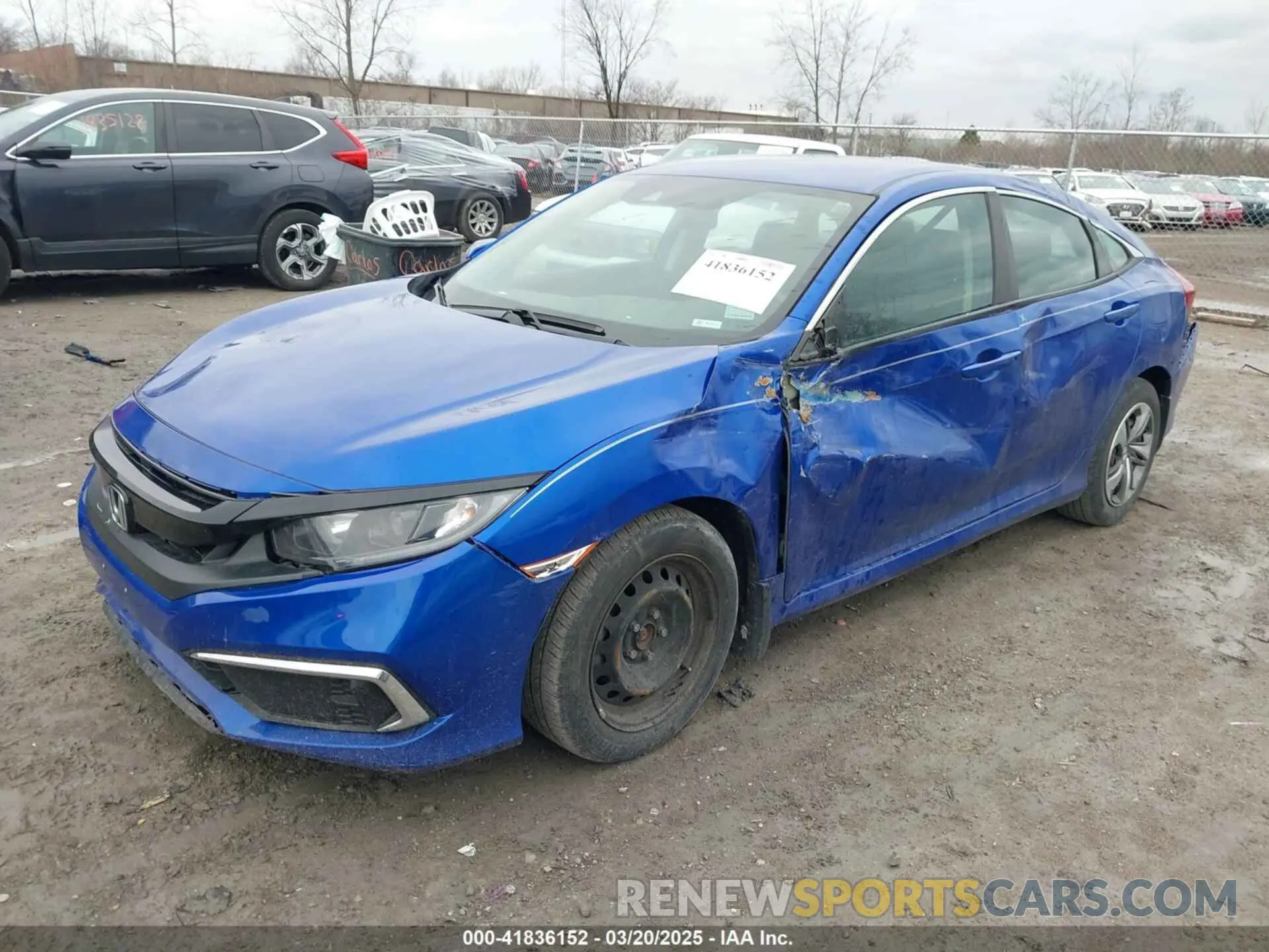 2 Photograph of a damaged car 2HGFC2F68KH550779 HONDA CIVIC 2019