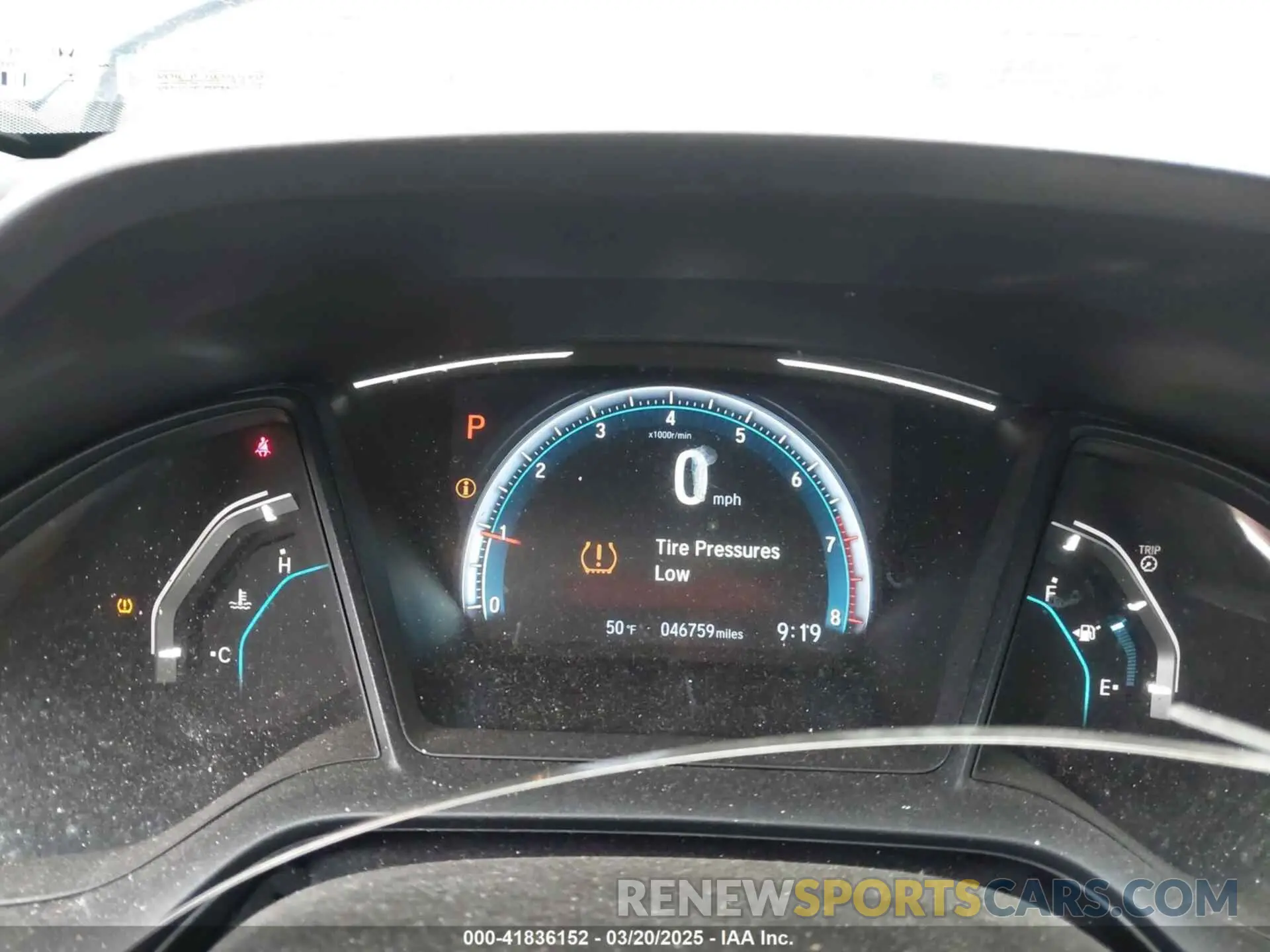 7 Photograph of a damaged car 2HGFC2F68KH550779 HONDA CIVIC 2019