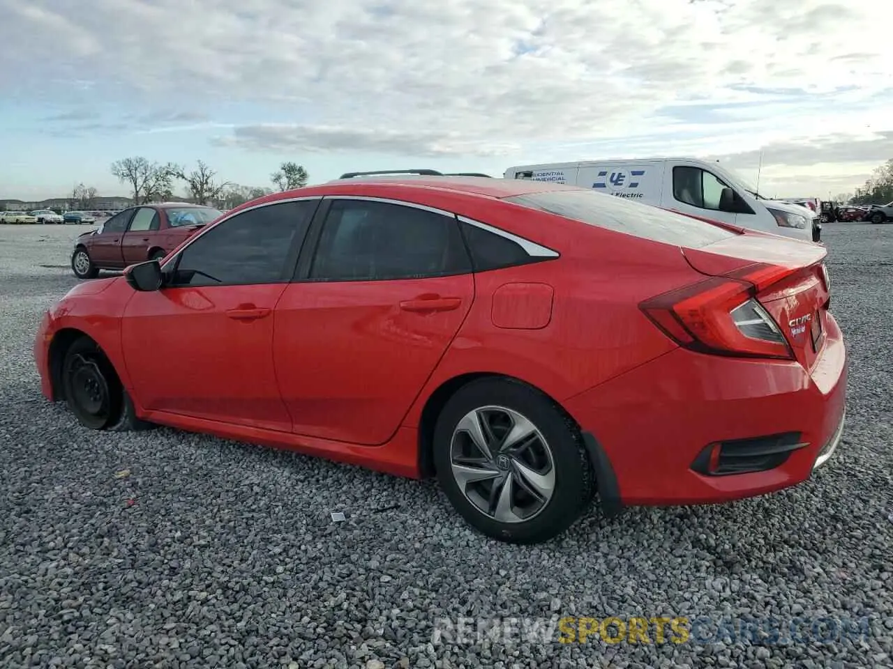 2 Photograph of a damaged car 2HGFC2F68KH551012 HONDA CIVIC 2019