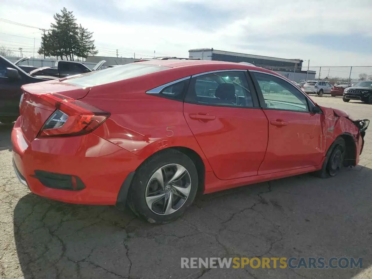 3 Photograph of a damaged car 2HGFC2F68KH568408 HONDA CIVIC 2019