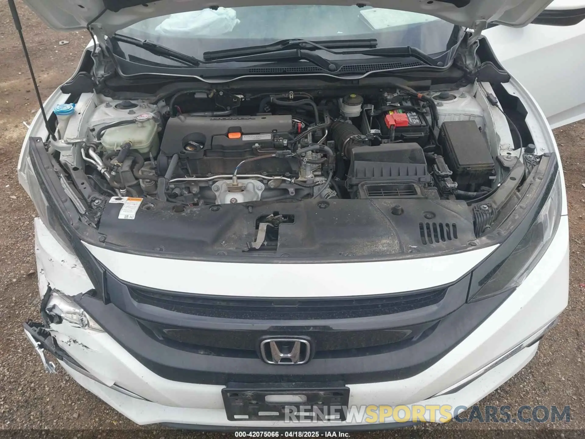 10 Photograph of a damaged car 2HGFC2F68KH573107 HONDA CIVIC 2019