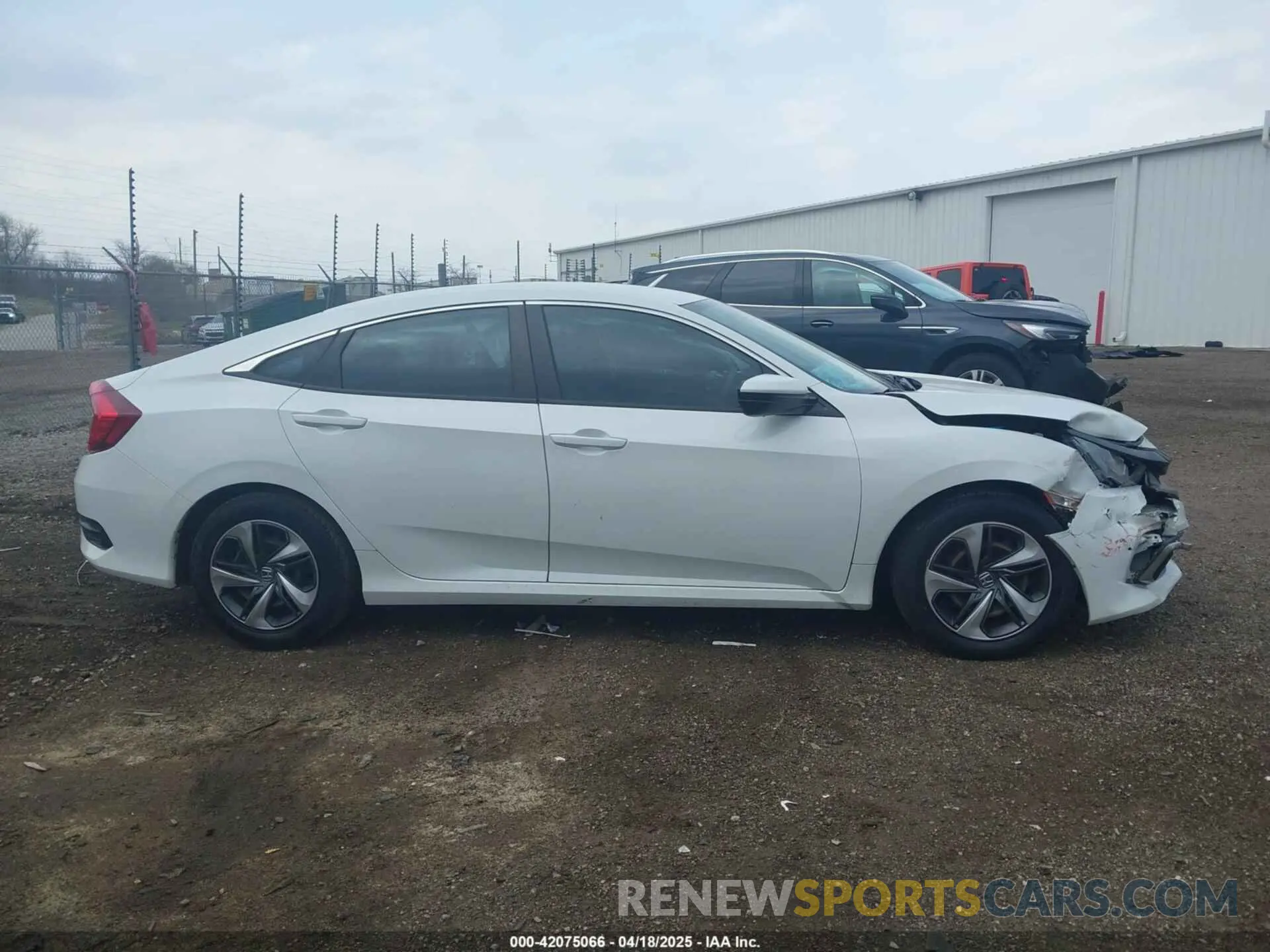 14 Photograph of a damaged car 2HGFC2F68KH573107 HONDA CIVIC 2019