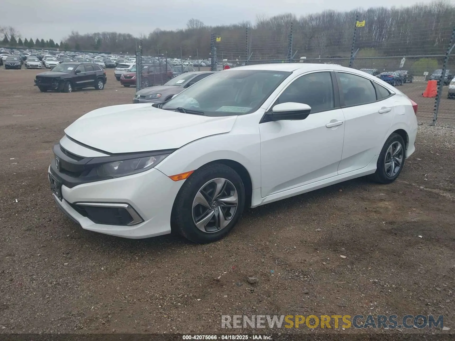 2 Photograph of a damaged car 2HGFC2F68KH573107 HONDA CIVIC 2019
