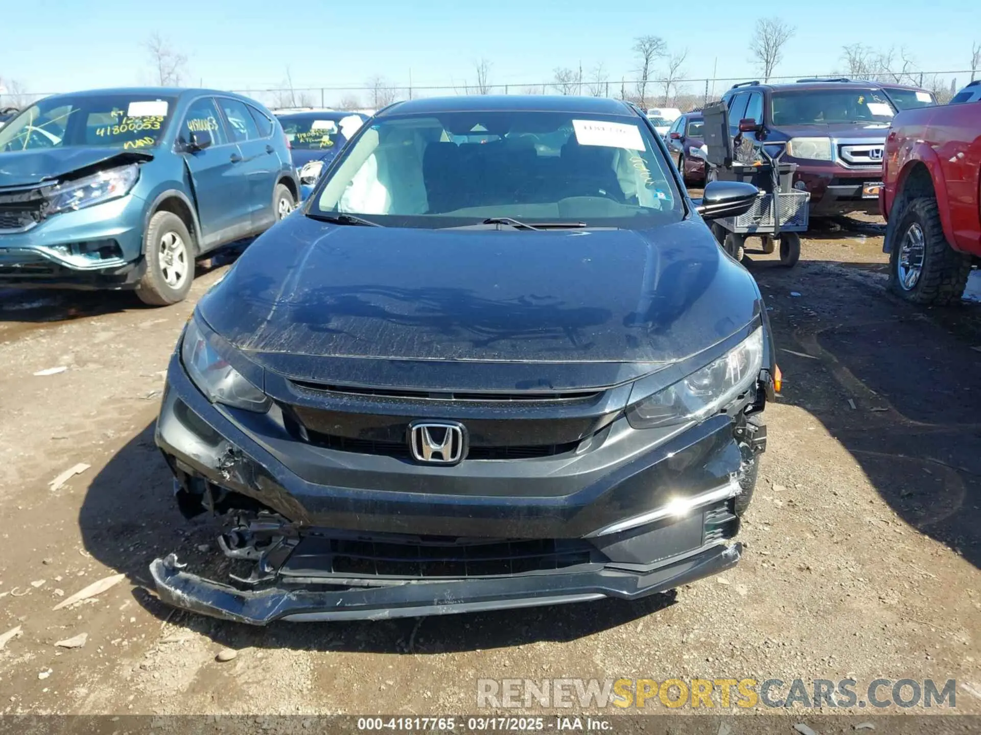 13 Photograph of a damaged car 2HGFC2F68KH574418 HONDA CIVIC 2019