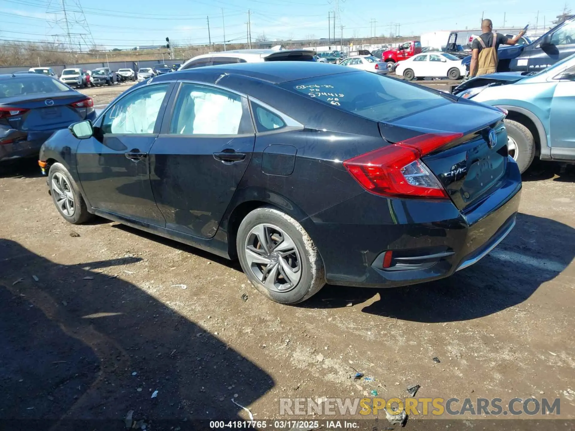 3 Photograph of a damaged car 2HGFC2F68KH574418 HONDA CIVIC 2019