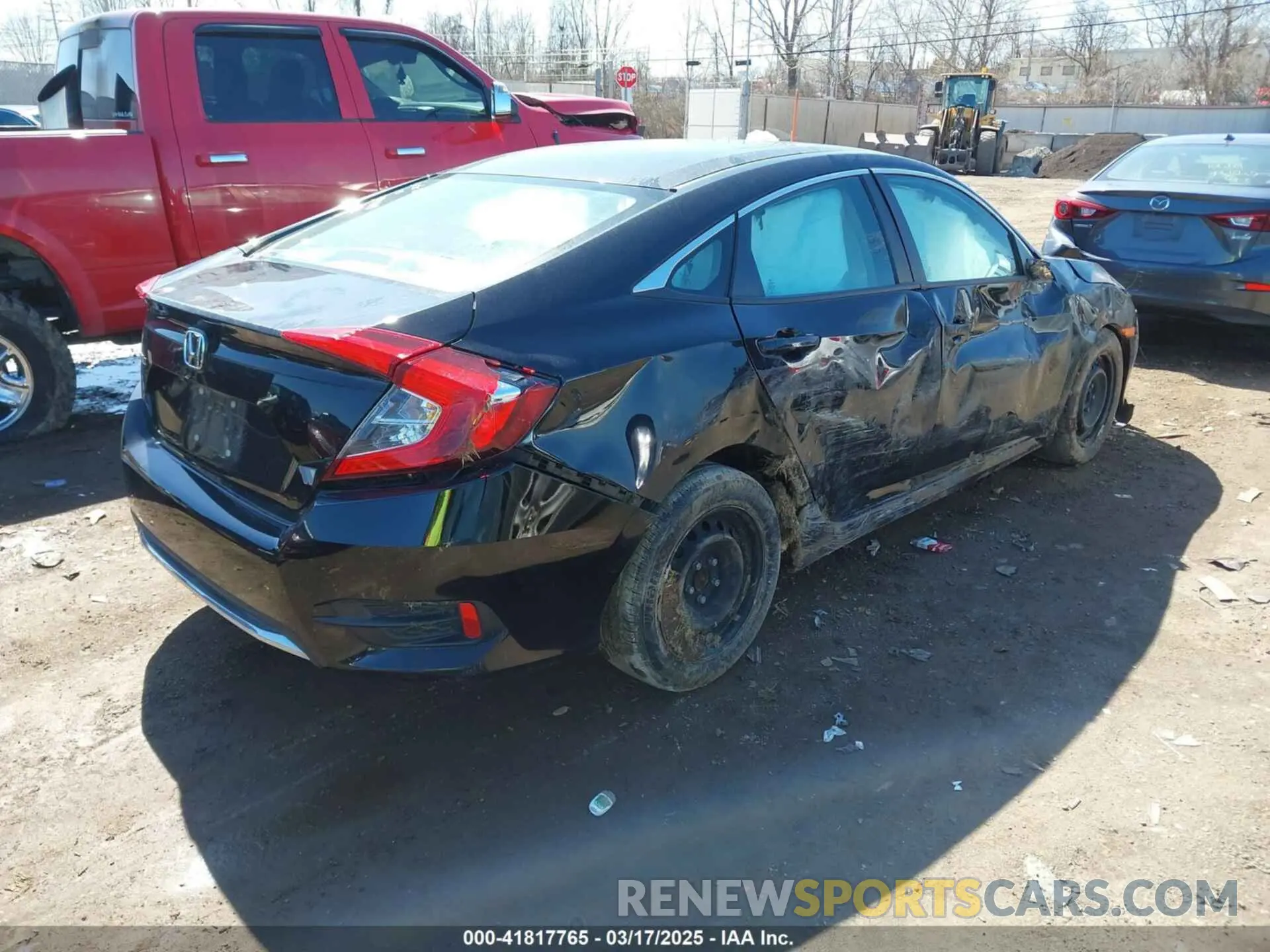 4 Photograph of a damaged car 2HGFC2F68KH574418 HONDA CIVIC 2019