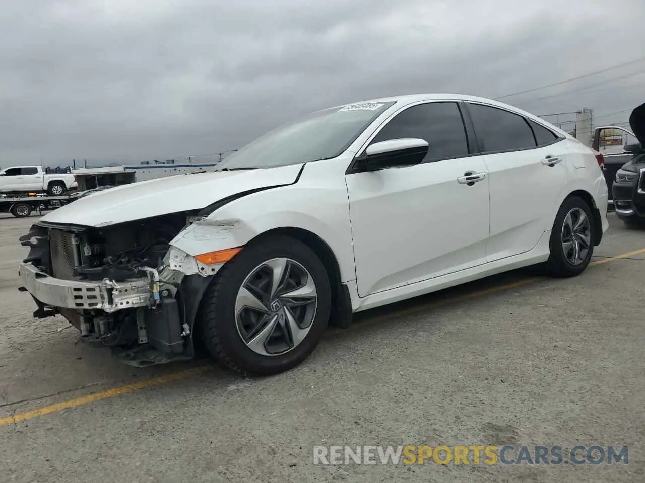 1 Photograph of a damaged car 2HGFC2F68KH576282 HONDA CIVIC 2019
